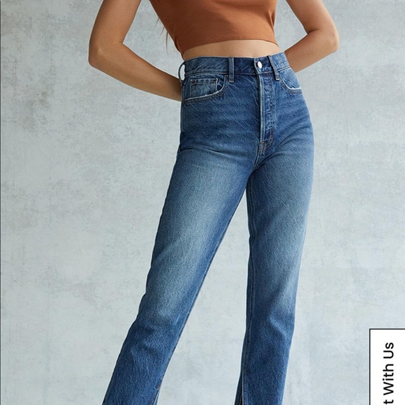 *Brand new Pacsun split hem ultra high-waisted slim fit jean - Picture 2 of 5